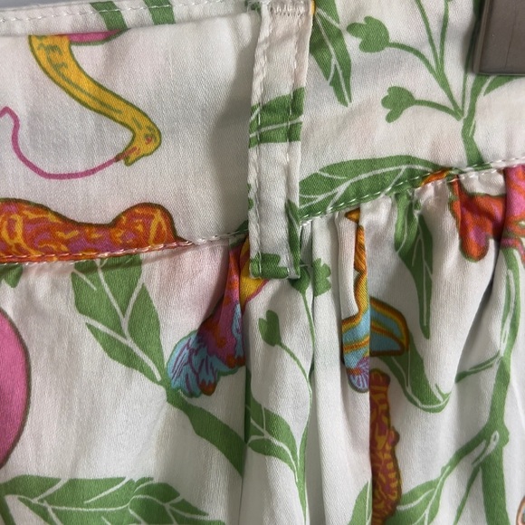 Modcloth A-Line Pink and Green /Skirt Resort Wear - Picture 5 of 9